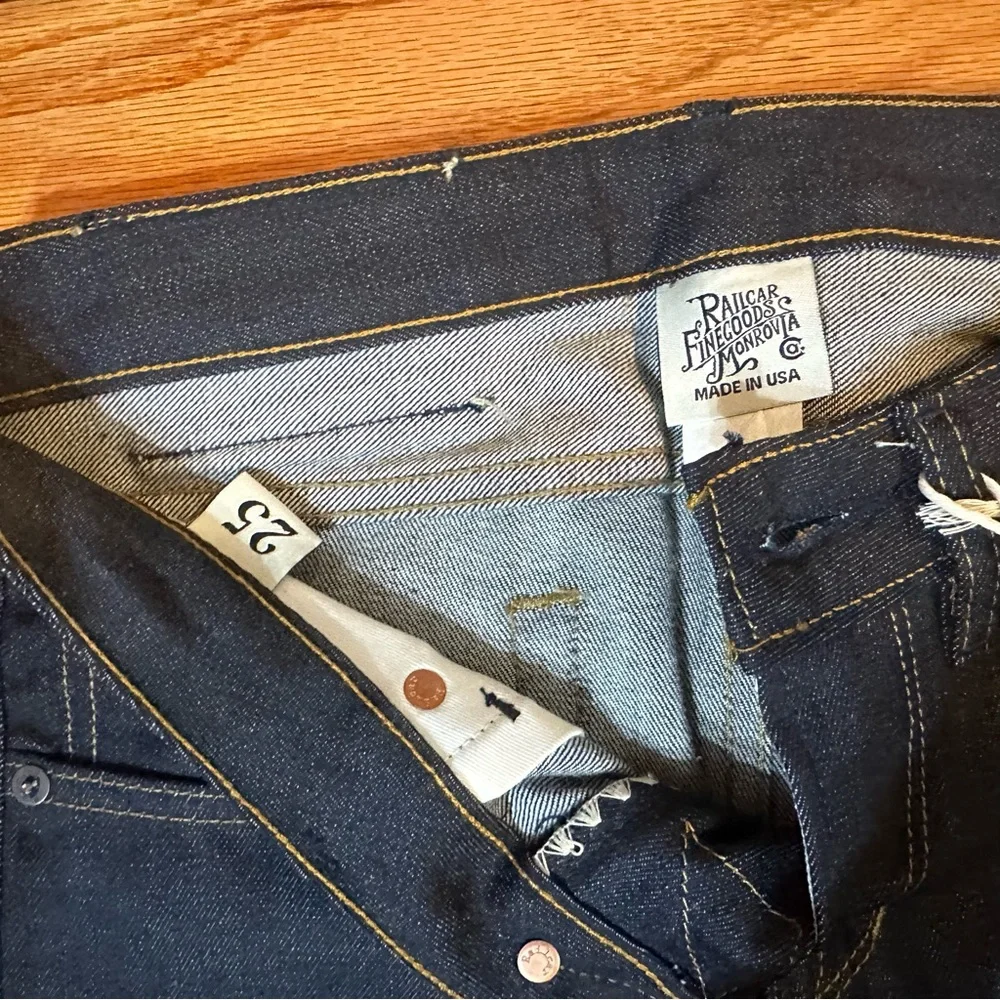 Railcar Fine Goods Vixen Selvedge Women’s Jeans - Picture 2 of 6
